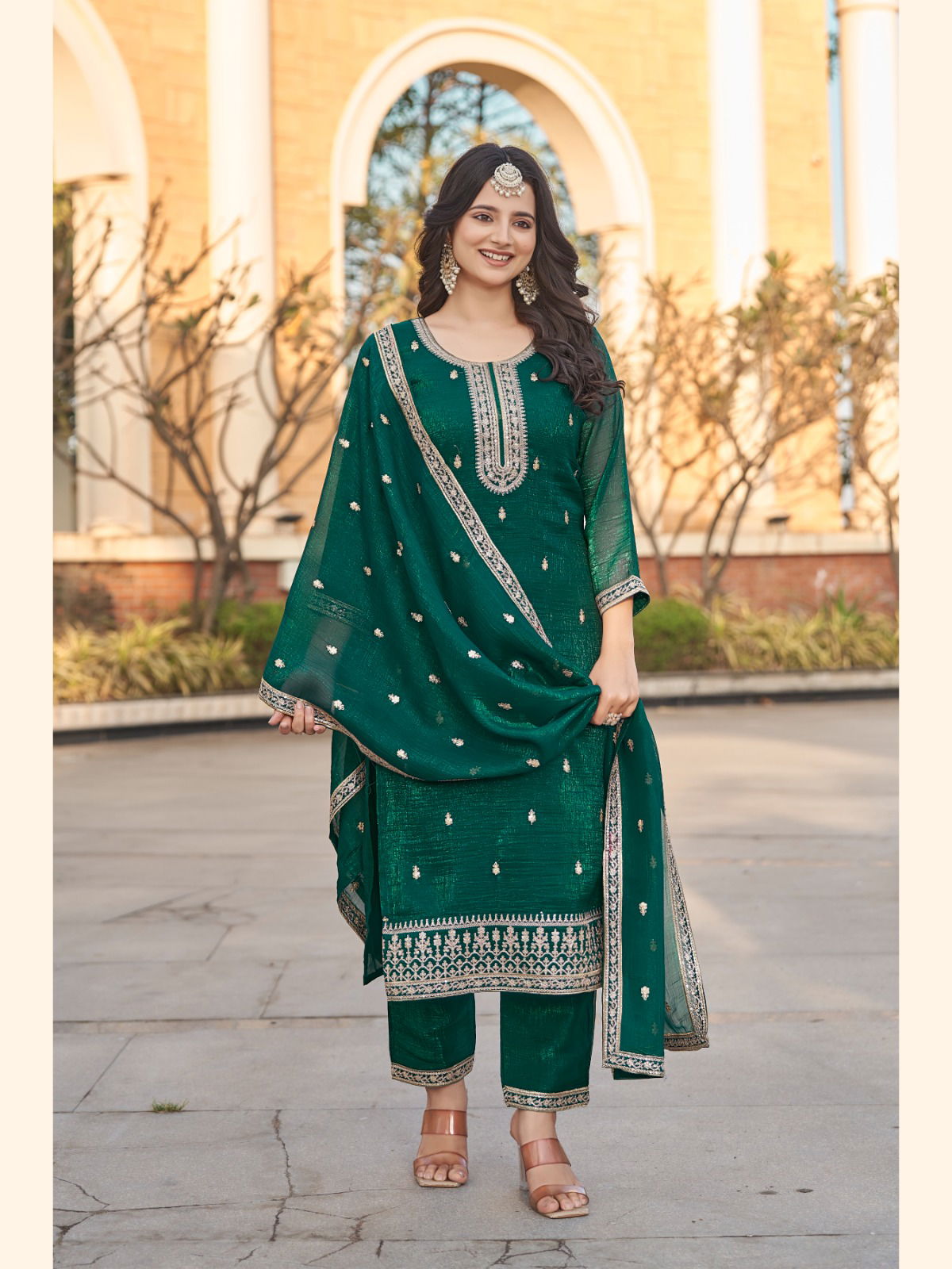 Spirit By Aanchi Crunchy Kurti With Bottom Dupatta Orders In India